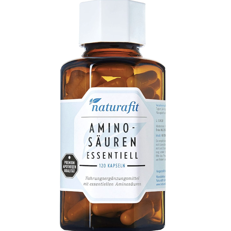 德国直邮 naturafit Aminosauren 天然有机多种氨基酸精华胶囊