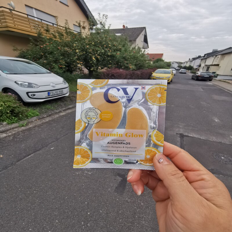 德国直邮CV Augenpads玫瑰玻尿酸补水保湿清爽消肿贴果冻眼膜唇膜