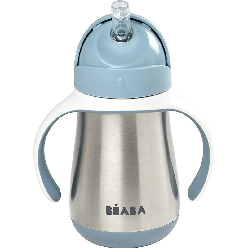 德国直邮BEABA Inox婴儿宝宝双层不锈钢保温水杯 吸管 可拆卸手柄,婴童用品,儿童水杯,淘宝优惠券,粉丝福利购,淘宝优惠卷