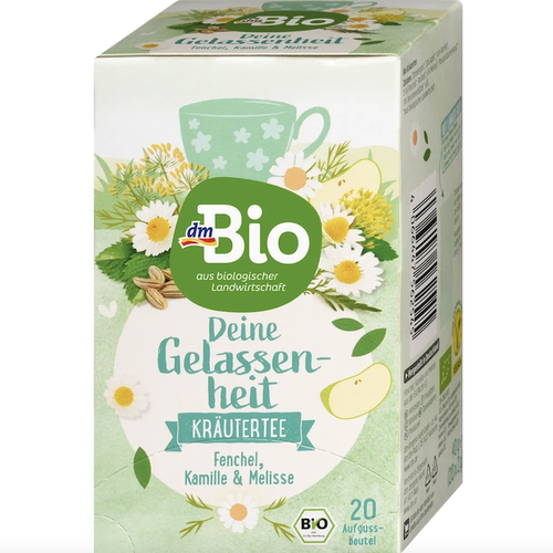德国超市直邮dmBio有机天然草本茶包 花草水果茶袋 无麸质 袋泡茶