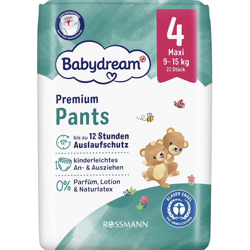 德国直邮 Babydream新生婴幼儿拉拉裤 宝宝纸尿裤 12小时防漏透气