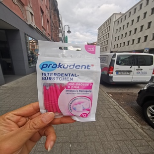 德国直邮Prokudent必固凳洁含氟超长牙线签温和护龈清洁无蜡成人
