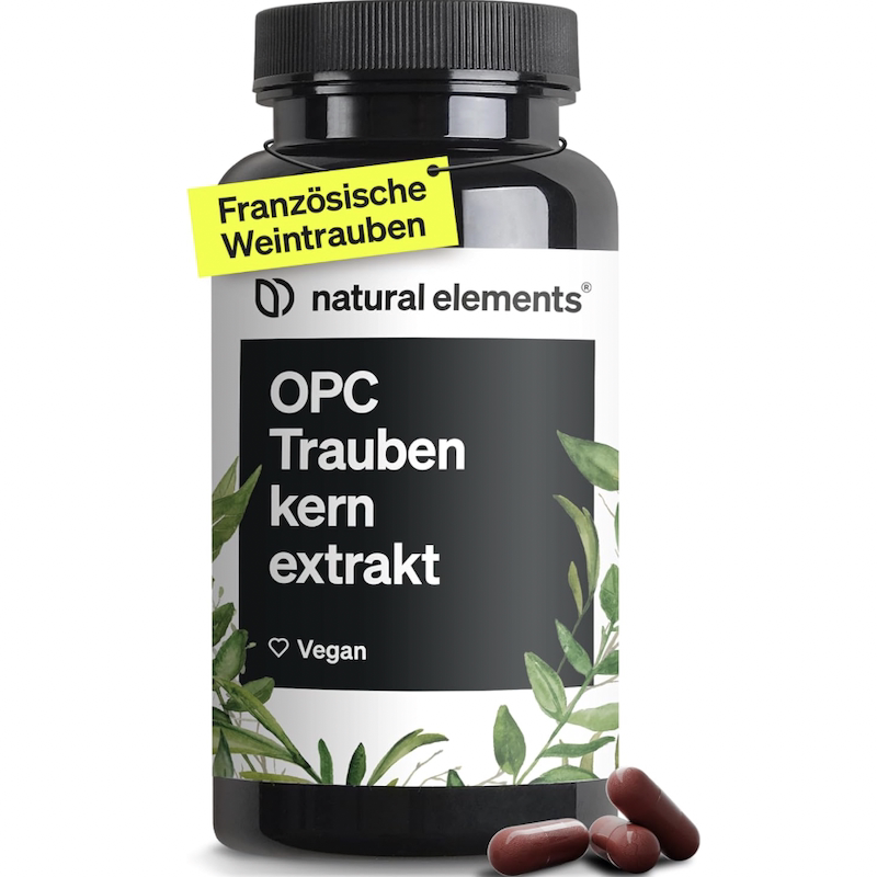 德国直邮natural elements OPC花青素胶囊 葡萄提取物 90粒 240粒