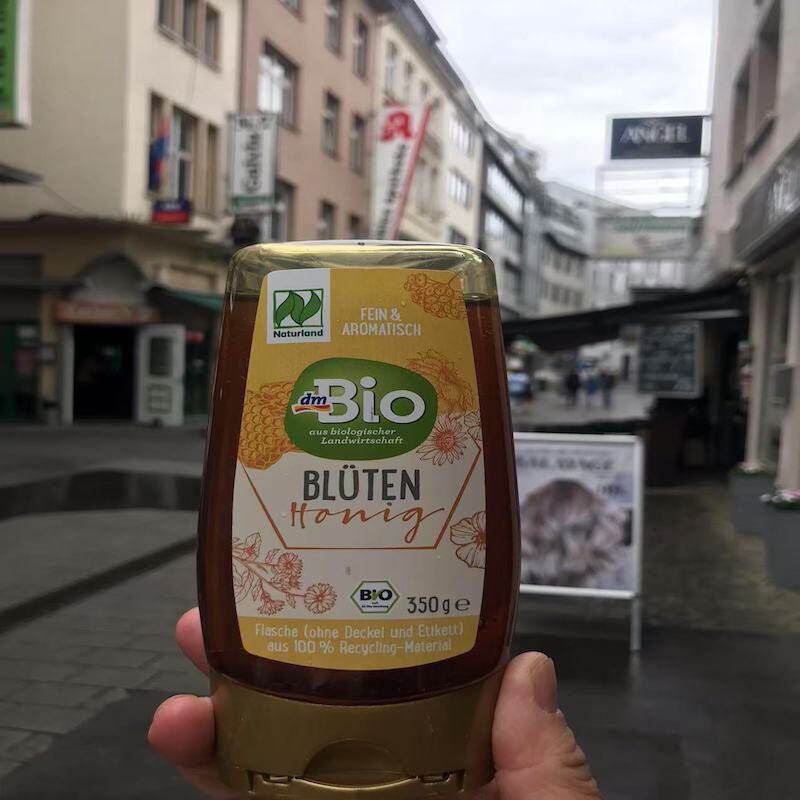 德国超市dm直邮 Bio有机植物天然蜂蜜原味花蜜 原装进口 无添加