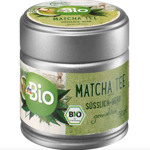德国直邮 dmBio有机抹茶绿茶粉 茶包 袋泡茶条 独立包装 便携装