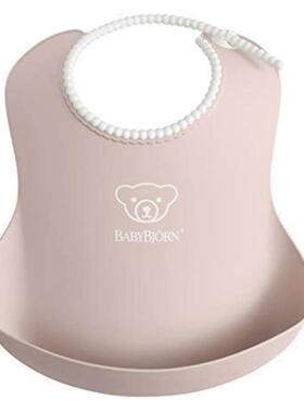 德国直邮 BabyBjorn婴儿宝宝食饭兜 儿童立体硅胶围兜 无BPA