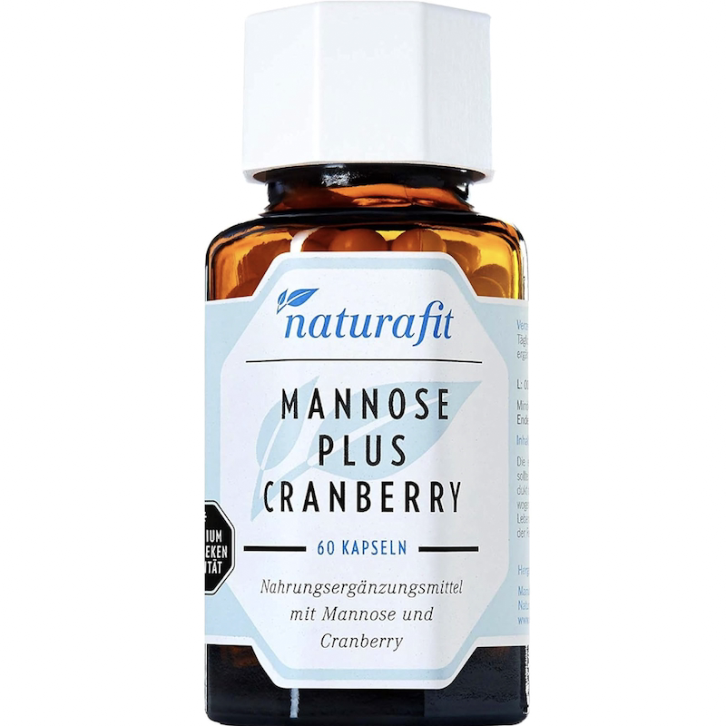 德国直邮naturafit Mannose plus cranberry天然甘露糖蔓越莓胶囊