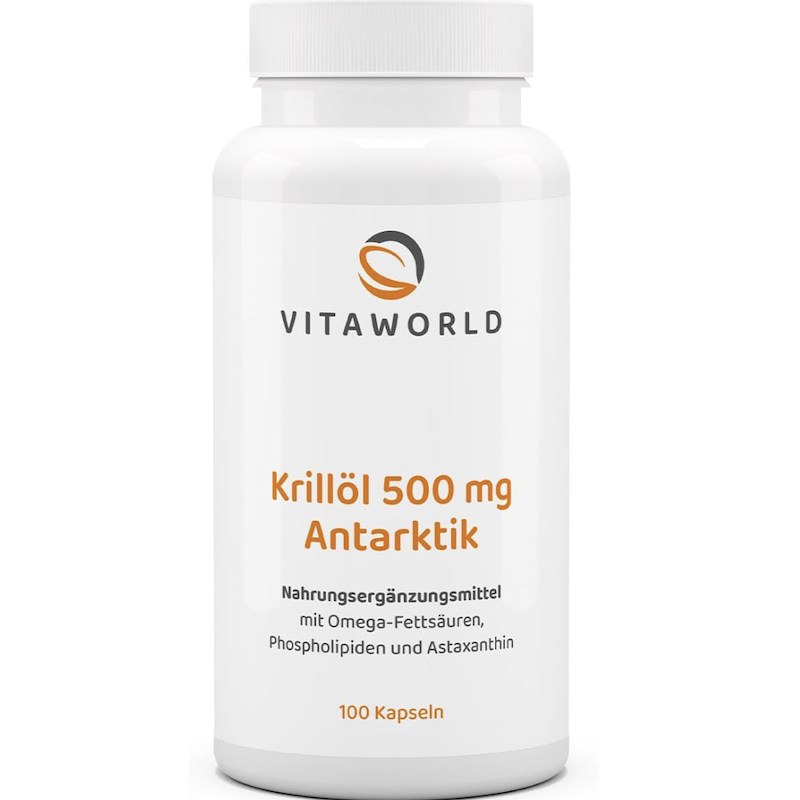 德国直邮 vita world Krillol Antarktik 南极磷虾油胶囊 Omega-3