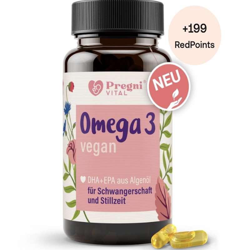 德国直邮PregniVita Omega3哺乳期海藻油胶囊 EPA DHA大脑眼睛
