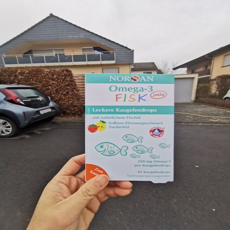 德国直邮 NORSAN Kids Omega 3 儿童青少年鱼油滴剂 软糖EPA DHA