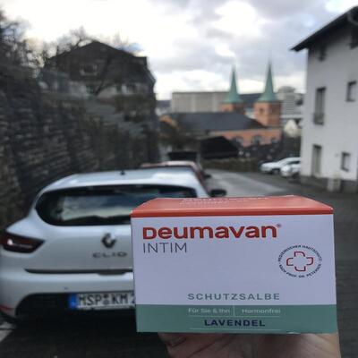 德国直邮 Deumavan intim Schutzsalbe薰衣草植物私密护理霜男女