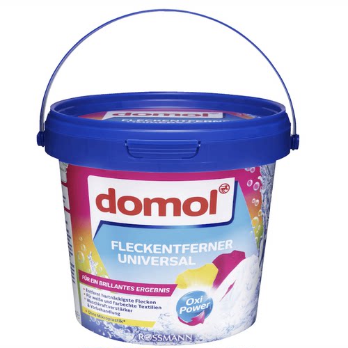 德国直邮本土版domol彩漂粉衣物衬衫护色去霉污剂家用去黄增白粉