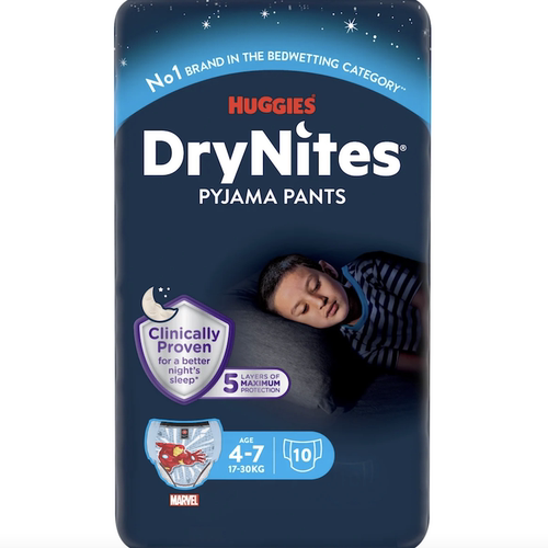 德国直邮 HUGGIES DryNites儿童夜晚安睡裤 男大童拉拉裤纸尿裤
