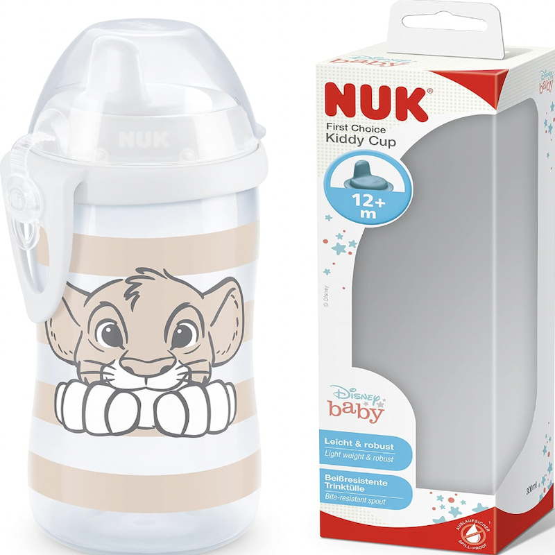 德国直邮 NUK Kiddy Cup婴儿宝宝学饮杯 儿童饮水杯 12个月 300ml