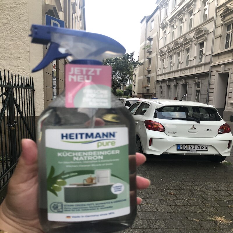 德国超市直邮Heitmann小苏打厨房清洁剂喷雾 冰箱油污 日常污渍