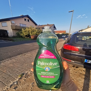 德国直邮本土版Palmolive棕榄强力去污餐具清洁剂浓缩洗洁精750ml