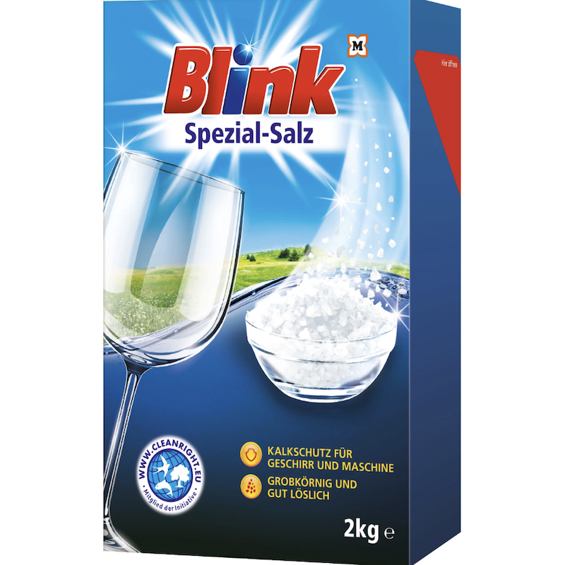德国直邮 BLINK洗碗盐 洗碗机专用 软化水质 防水垢 清洁除菌 2kg