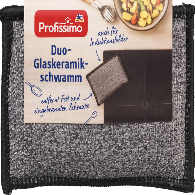 德国直邮profissimo电磁炉电陶炉灶台清洁海绵 深层清洁去污 进口