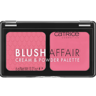 德国直邮CATRICE Blush Affair乳霜粉质腮红盘 柔和光泽 持久胭脂