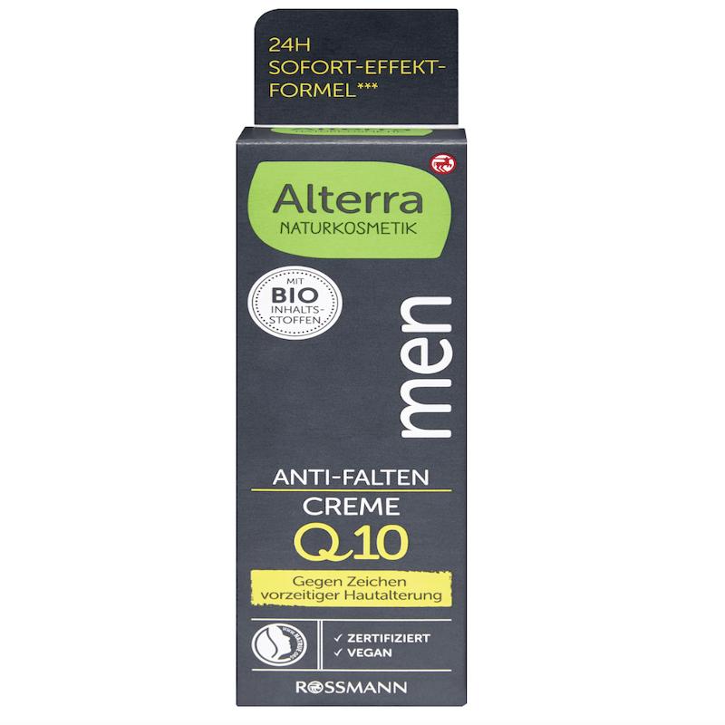 德国直邮Alterra men Antifalten Q10舒缓淡纹温和男士面霜敏感肌
