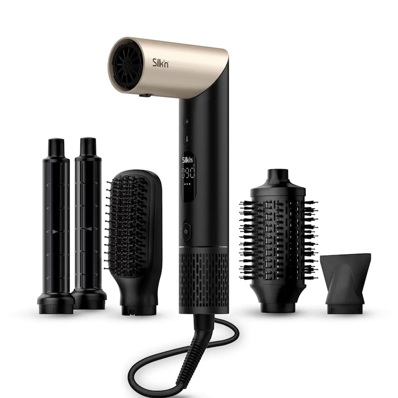 德国dm直邮 Silkn多功能空气造型吹风机 直发器 卷发棒 护发蓬松