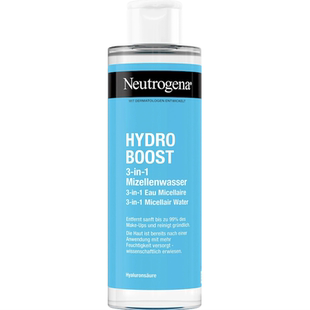 德国直邮 Neutrogena Hydro Boost 3in1玻尿酸卸妆水保湿清洁眼唇