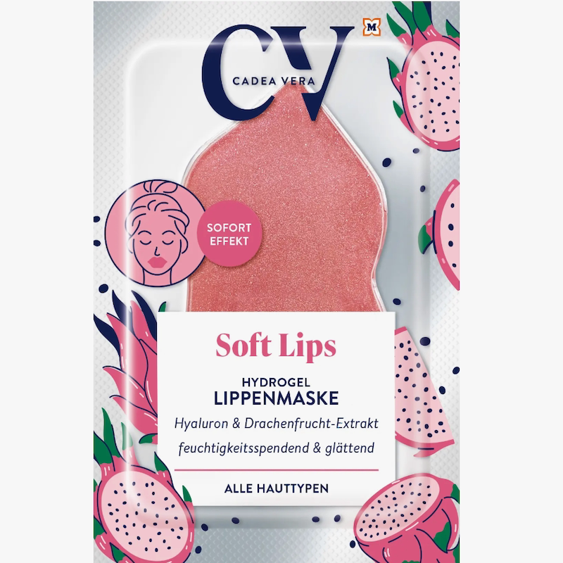 德国超市直邮 CV 火龙果水凝胶唇膜 透明质酸 保湿水润舒缓唇部