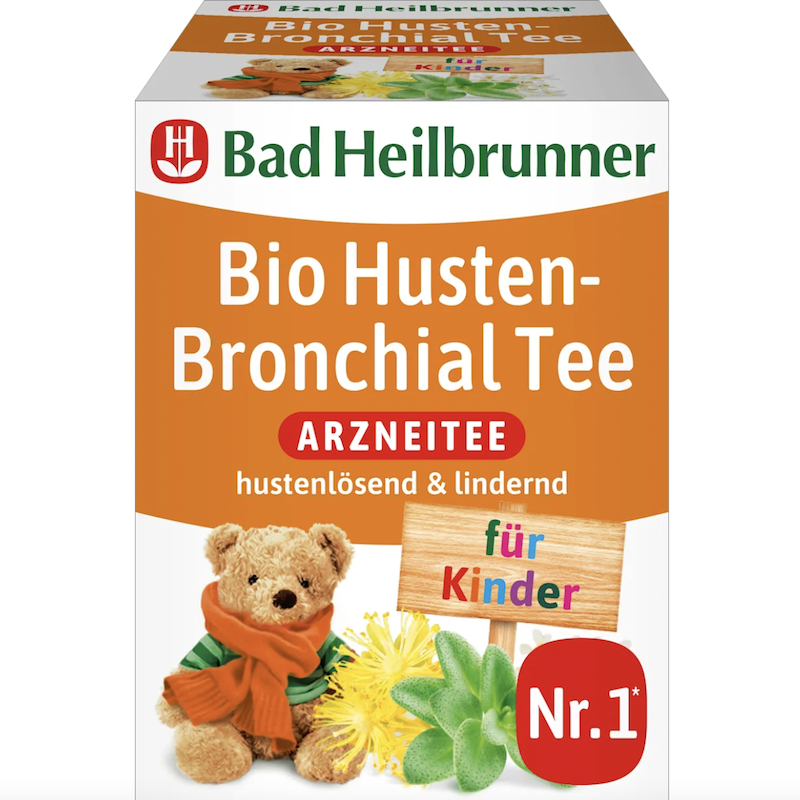 德国直邮 Bad Heilbrunner成人茶 缓咳驱寒 花草茶 1岁开始