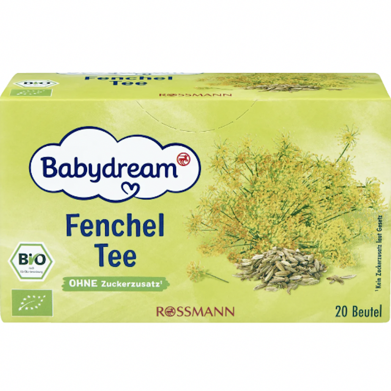 德国直邮 Babydream婴儿有机水果茴香茶 宝宝睡前晚安茶 无麸质