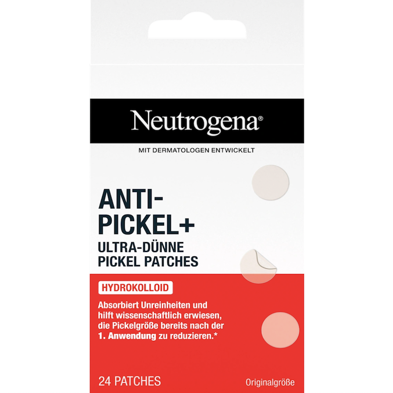 德国直邮Neutrogena Anti Pickel去痘痘贴 超薄 修护舒缓清痘24片,美容护肤/美体/精油,面部痘痘贴,淘宝优惠券,粉丝福利购,淘宝优惠卷