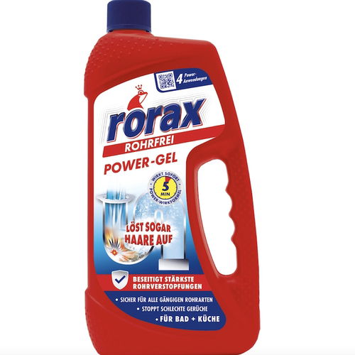 德国直邮rorax管道疏通剂 卫生间厨房下水道马桶除臭清除堵塞毛发