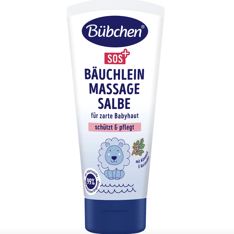 德国直邮 Bubchen新生婴儿腹部按摩乳霜 滋养舒缓肌肤按摩膏50ml