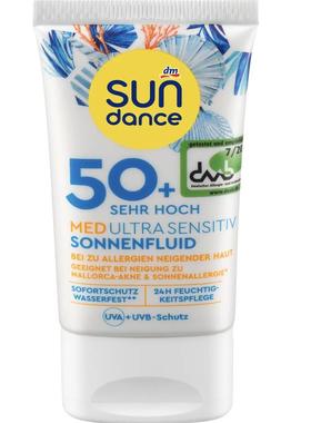 德国直邮Sundance MED ultra sensitiv温和舒敏防日西霜防水不油