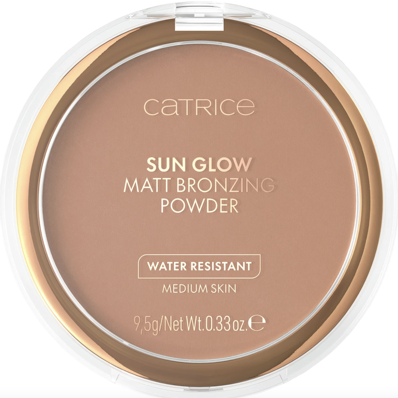 德国直邮 CATRICE Sun Glow Matt哑光古铜色修容粉饼 雾面阴影盘