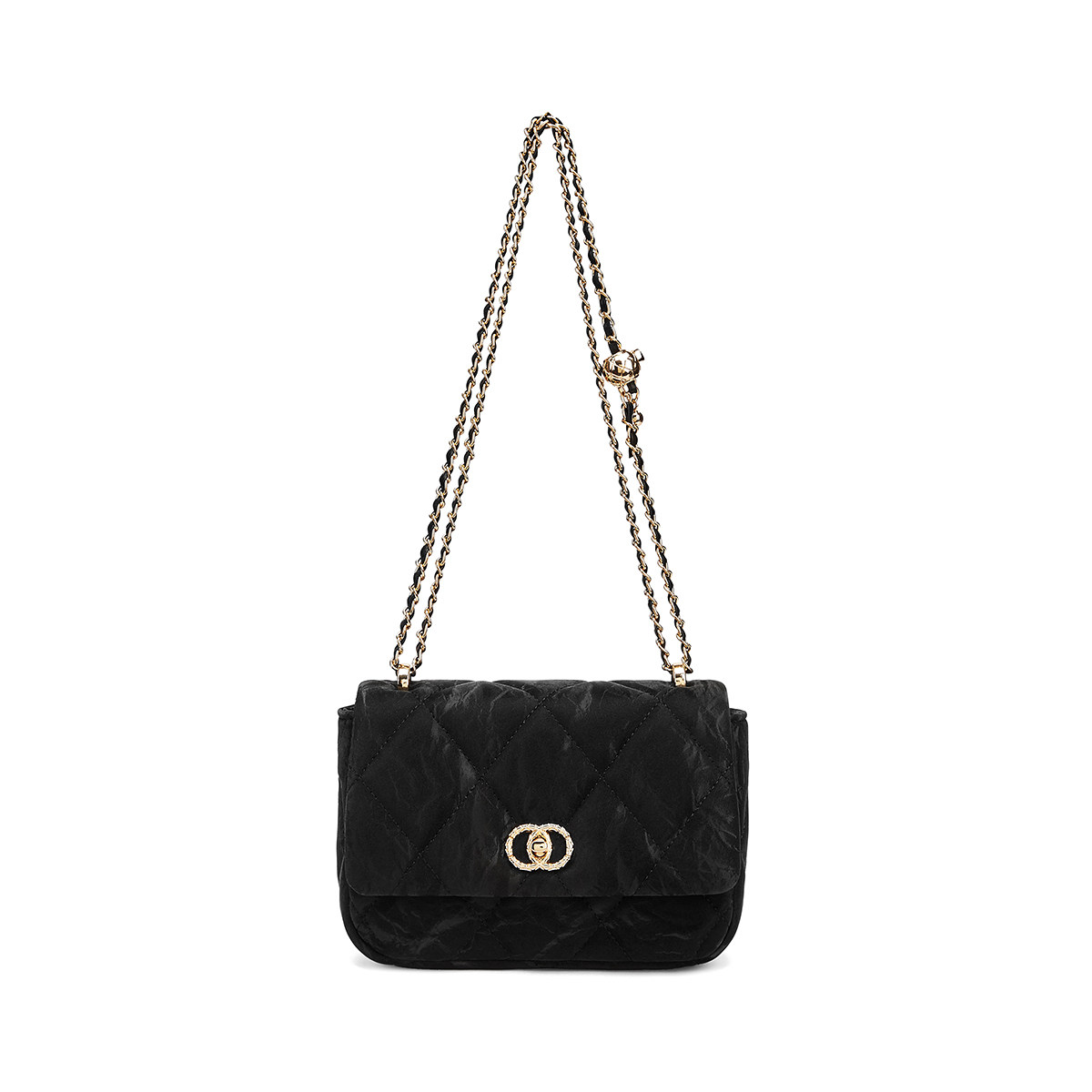 CORALDAISY/卡洛黛茜轻奢小香风菱格链条包女单肩斜挎高级感小包