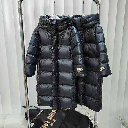 厂家直销加厚亲子男女冬装白鸭绒