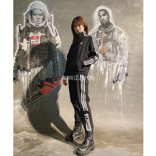 adidas三叶草专柜正品休闲夹克