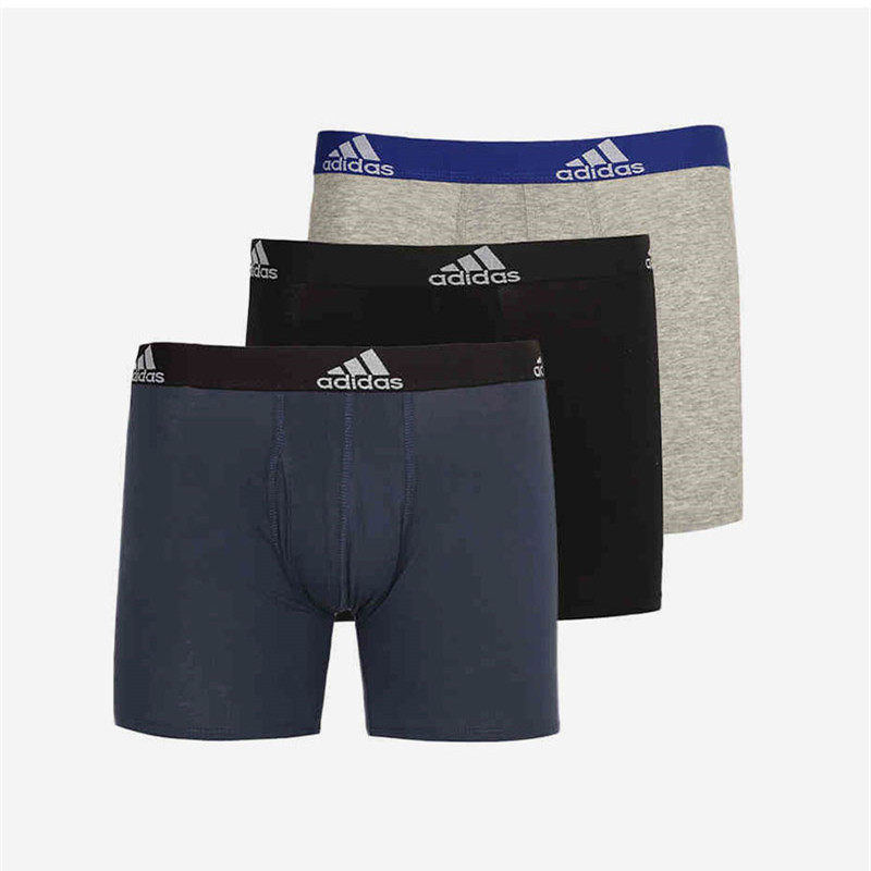 Adidas阿迪达斯内裤男裤正品三条装健身运动裤紧身训练短裤GN2017