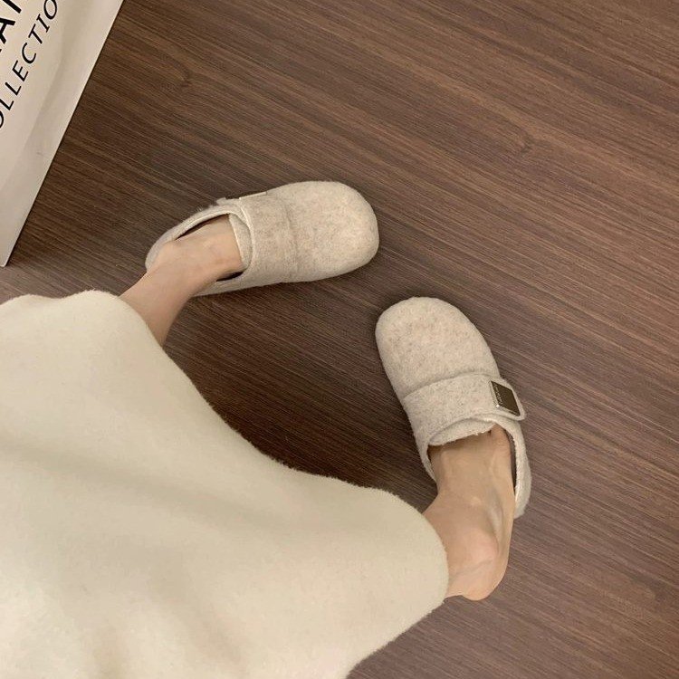 毛呢软底勃肯鞋女2025新款爆款秋冬女鞋内增高加绒保暖舒适棉鞋子