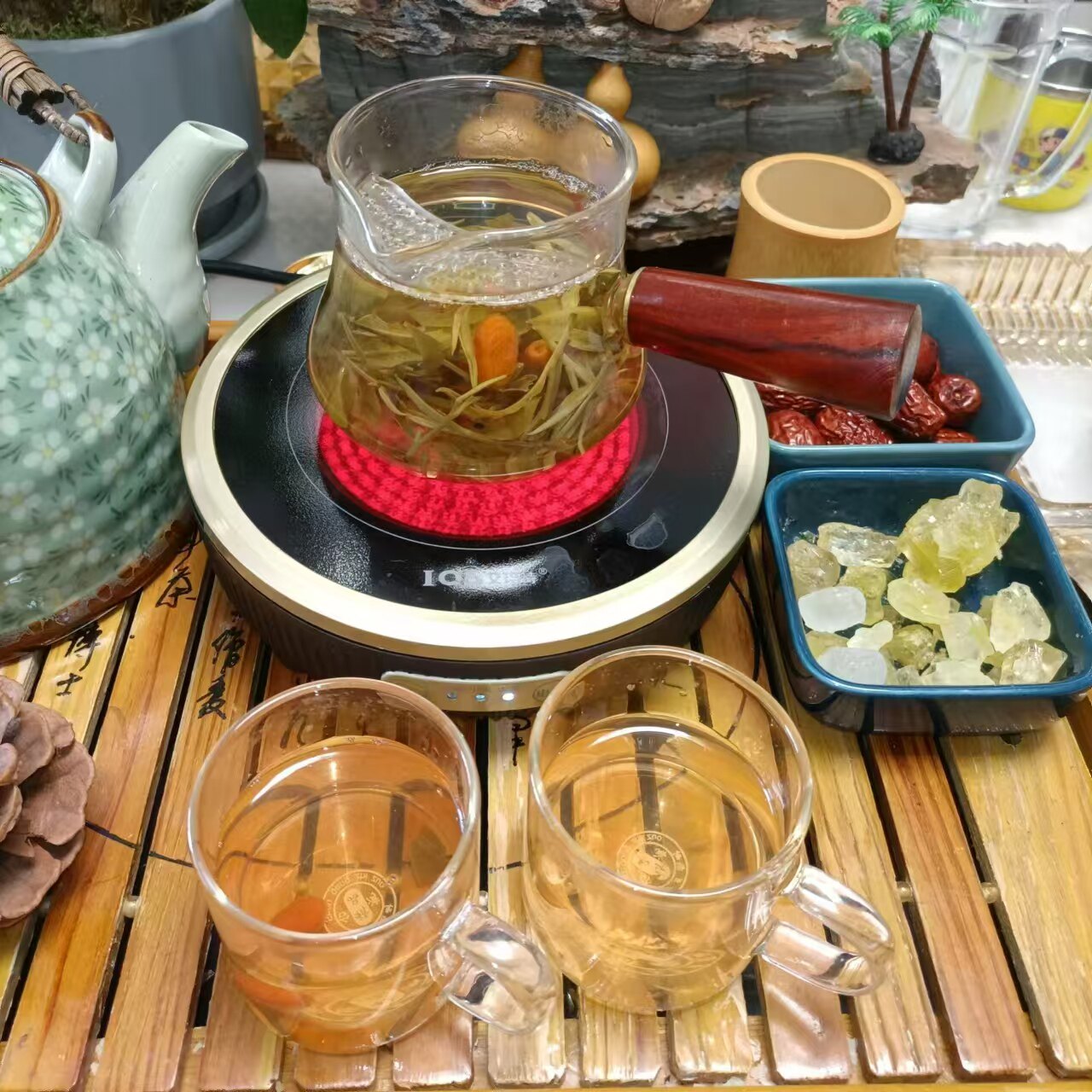 罐罐茶明火电陶炉调温耐热壶套装