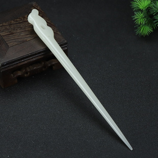 和田玉白玉山河令同款加长发簪凤头簪子古装汉服头饰凤凰发钗发饰