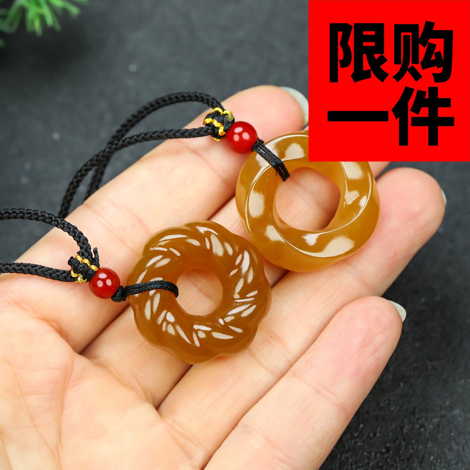 和田玉糖料复古平安扣吊坠挂坠新疆糖玉招财转运扭转乾坤挂件玉坠