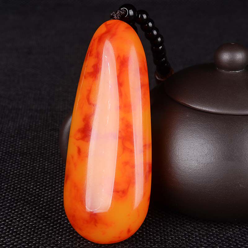 新疆黄龙玉原石手把件和田玉金丝玉原石把件米黄玉手玩件手抓件