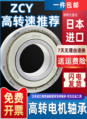 ZCY日本进口高速轴承6200 6201 6202 6203 6204 6205ZZ/DDU P4/P5