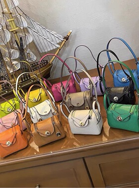 H迷你琳迪包包挂饰可爱AirPods耳机收纳男女背包手袋钥匙扣挂件