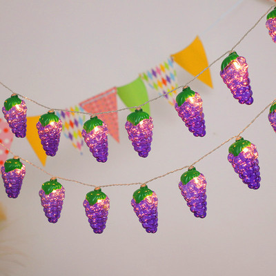 led烧烤装饰柠檬葡萄菠萝