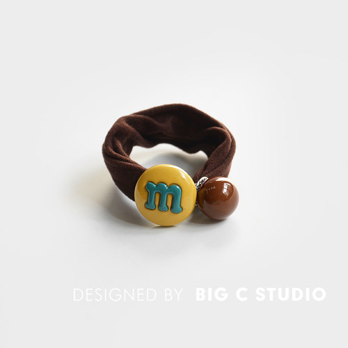 可爱少女丸子头高马尾百搭发圈