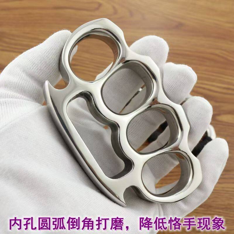 加厚不锈钢纯钢指虎四指虎指破窗器防身防狼车载虎拳扣户外手撑子