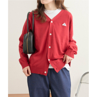 日单GEV@C0纯原2026春品复古通勤休闲百搭宽松v领针织毛衣开衫