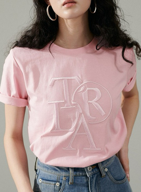 补货链接--日单LATUR@纯原2025新品爆款翻单重工刺绣圆领短袖T恤